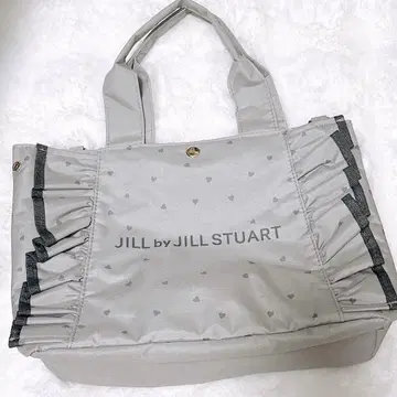 [ 익명 배송 ] JILLSTUART 하트 프릴 토트백 그레이
