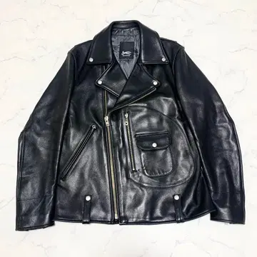 DENHAM 더블 라이더 자켓 L 덴함 블랙 덴함