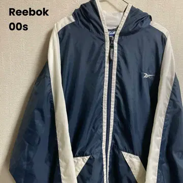 00s 리복 집업 나일론 후드티