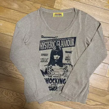 hysteric glamour 라메 니트