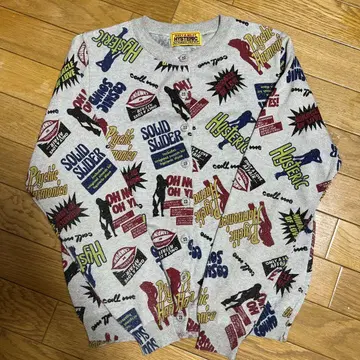 hysteric glamour 라메 니트 가디건