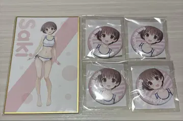 -Saki- 온라인 복권 색지 캔뱃지 미야나가 사키