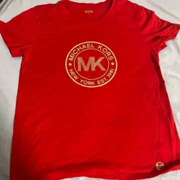 MICHAEL KORS 로고 T셔츠 레드