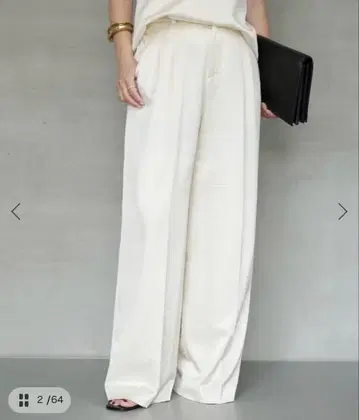 새상품 Minimal Satin 팬츠 Deuxieme Classe 36