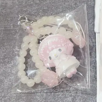 산리오 화이트 프릴 디자인 시크릿 스트랩 마이 스위트 피아노