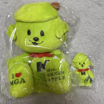 Mrs. GREEN APPLE 메멜 봉제 인형 키링 세트