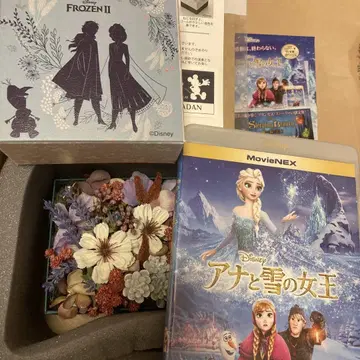 겨울왕국 MovieNEX+겨울왕국2 오르골 플라워