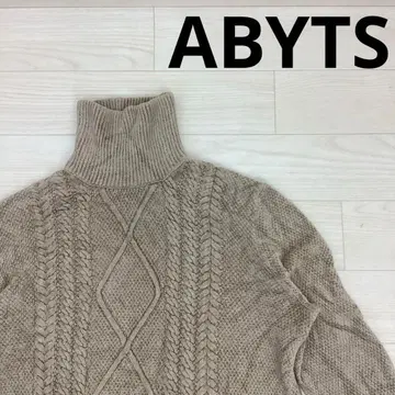 ABYTS 에이바이티에스 긴팔 터틀넥 스웨터 사토 타케루 프로듀스