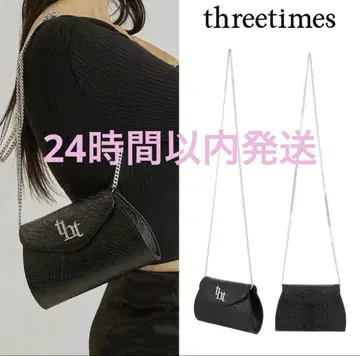 threetimes mini moon bag threetimes백