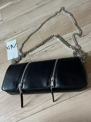 새상품 ] ZARA 핸드백 클러치백 숄더백 지퍼 플랩