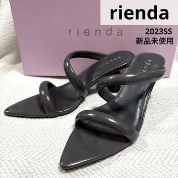 새상품 박스 포함 rienda 23SS 토네이도 스트랩 샌들 뮬