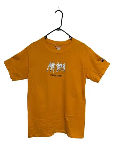 champion 오렌지 T셔츠