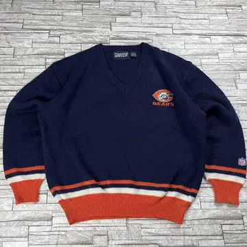 80s STARTER NFL 베어스 아크릴 니트 스웨터 빈티지