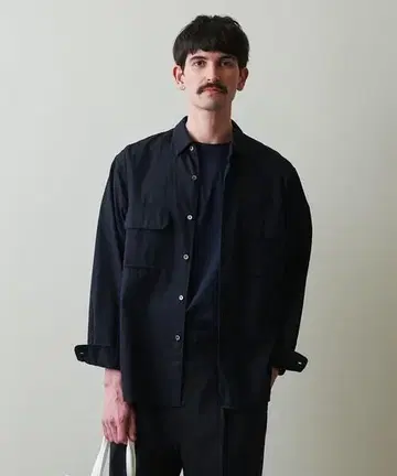 M 새상품급 Steven Alan C/L/Si 파나마 2 포켓 셔츠