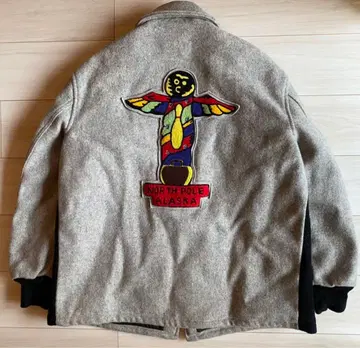 50s 스타디움 자켓 롱 볼링 토템폴