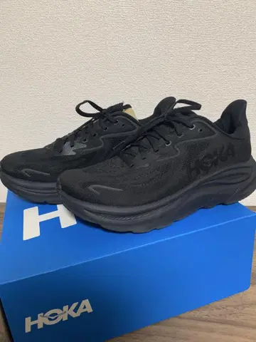 HOKA CLIFTON 10 블랙 27.0cm