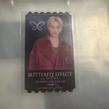 FANTASTICS 팬타 클리어 티켓 야기 유세이