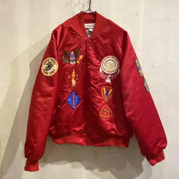 80s 해병대 나일론 바시티 자켓
