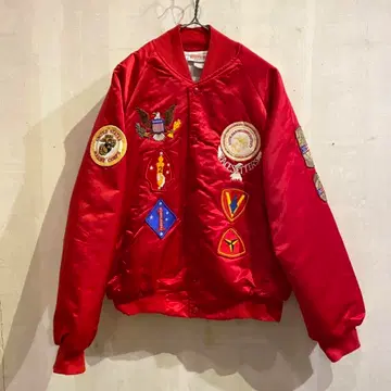 80s 해병대 나일론 바시티 자켓