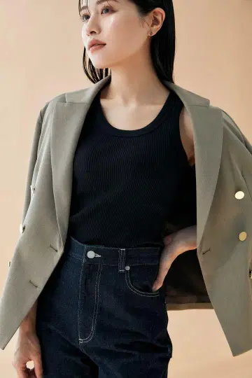 Double breasted Blazer laube blanc