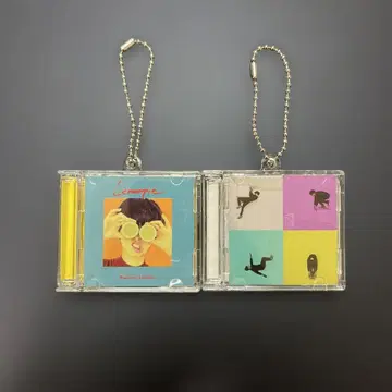 마카로니 연필 레몬파이 season CD풍 키링