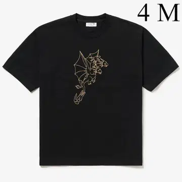 라코스테 x 고질라 T셔츠 블랙 4 M LACOSTE GODZILLA