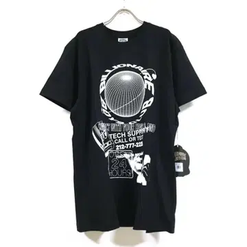 새상품 BILLIONAIRE BOYS CLUB 반팔 T셔츠 블랙 M