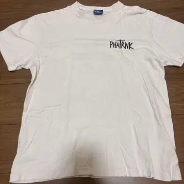 PHATRNK 로고 T셔츠 화이트