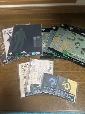 메탈기어 솔리드 제일복권 E상 F상 G상 세트 판매