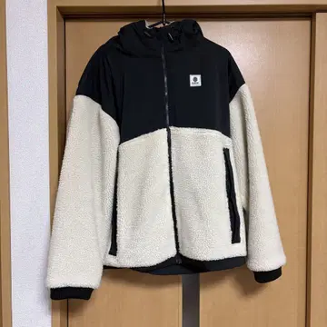 ELEMENT 플리스 자켓 M/TG 화이트/블랙