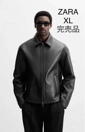 zara 가죽 자켓 XL