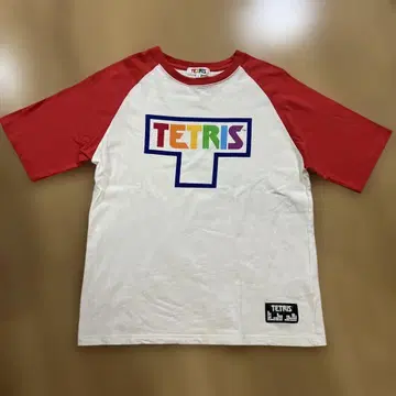 TETRIS 테트리스 래글런 T셔츠 S사이즈 오버 사이즈 초레어