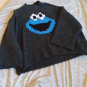 쿠키 몬스터 니트 세서미 스트릿