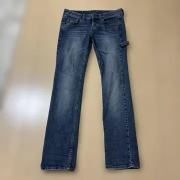 새상품급 아놀드 파머 스트레이트 데님 팬츠 블루 2 M