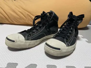 Jack Purcell 미드컷 스니커즈 27.5cm 데미지 가공