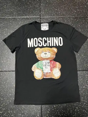 가격 인하 새상품급 정가 6만 엔 MOSCHINO 테디베어 T셔츠