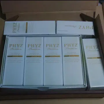 브릿지스톤 PHYZ Premium 골드 펄 20구 6슬리브와 2개