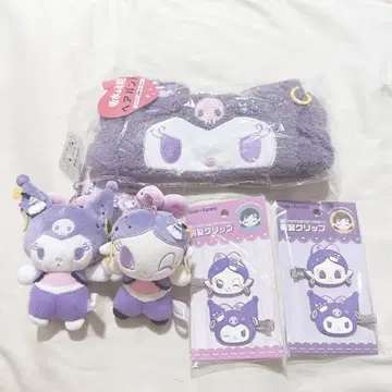 쿠로미 아쿠비짱 돈키 봉제 인형 마스코트 앞머리 클립 헤어밴드