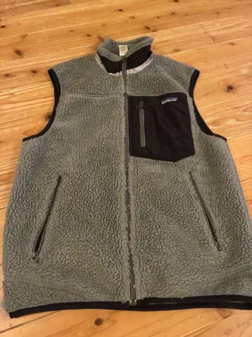 patagonia 플리스 베스트 그레이 레트로X