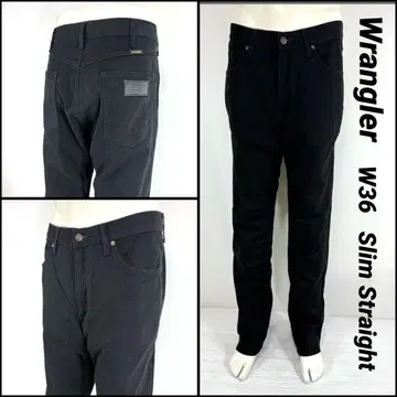 Wrangler 랭글러 빅사이즈 슬림 스트레이트 스트레치 92cm
