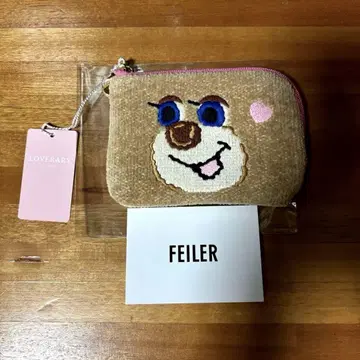 페일러 FEILER 도업 티데이 걸 L자 파우치 새상품 미사용