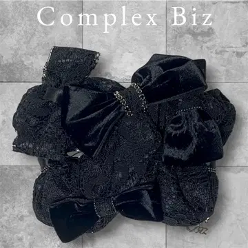 컴플렉스 비즈 이지빗 리본 블랙