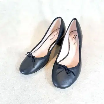 Repetto 레페토 카미유 펌프스 38 블랙 천연 가죽