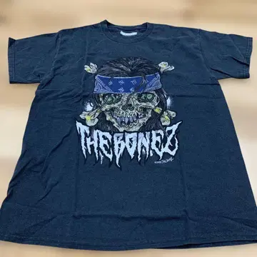 The BONEZ Vintage #07 Bandana Skull Tee