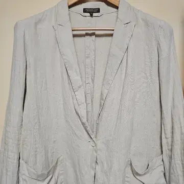 UNIQLO 프리미엄 린넨 롱 테일러드 자켓 XL 베이지