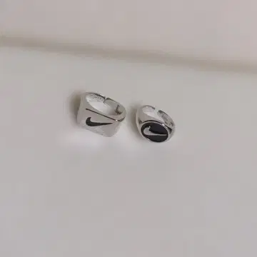 Nike 실버 반지 2세트