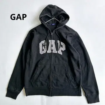 GAP 갭 지퍼 후드티 맨투맨 남성용 블랙 M