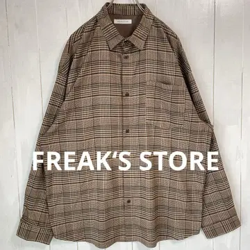 FREAK S STORE 글렌체크 오버 사이즈 BIG 셔츠 L 사이즈