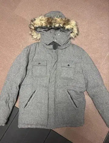 Paul Smith 그레이 다운 자켓(퍼 포함)