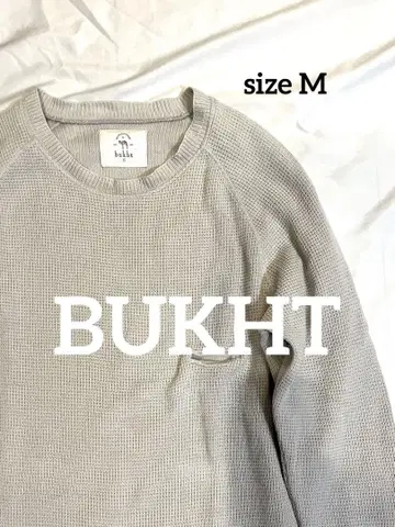 bukht 롱 슬리브 T셔츠 롱티 서멀 그레이 베이지 일본제